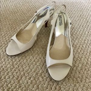 Michael Kors cream Sandals